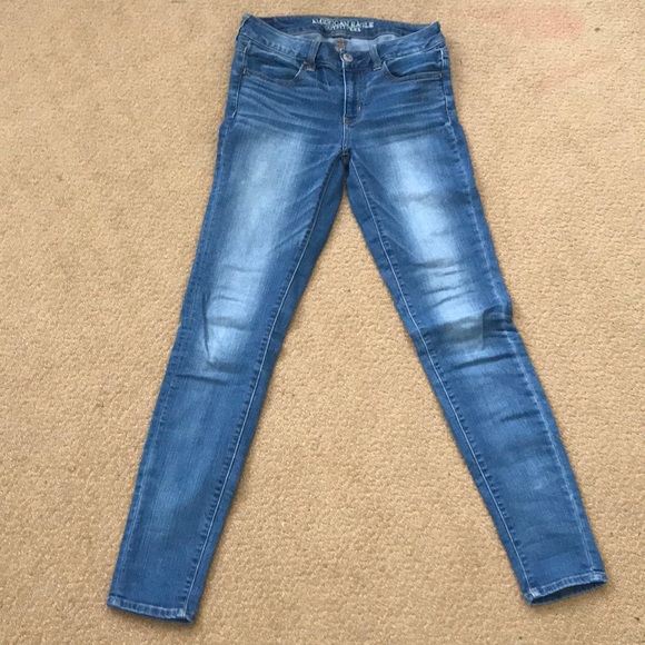 American Eagle Outfitters Denim - American Eagle Super Stretch Blue Jeans